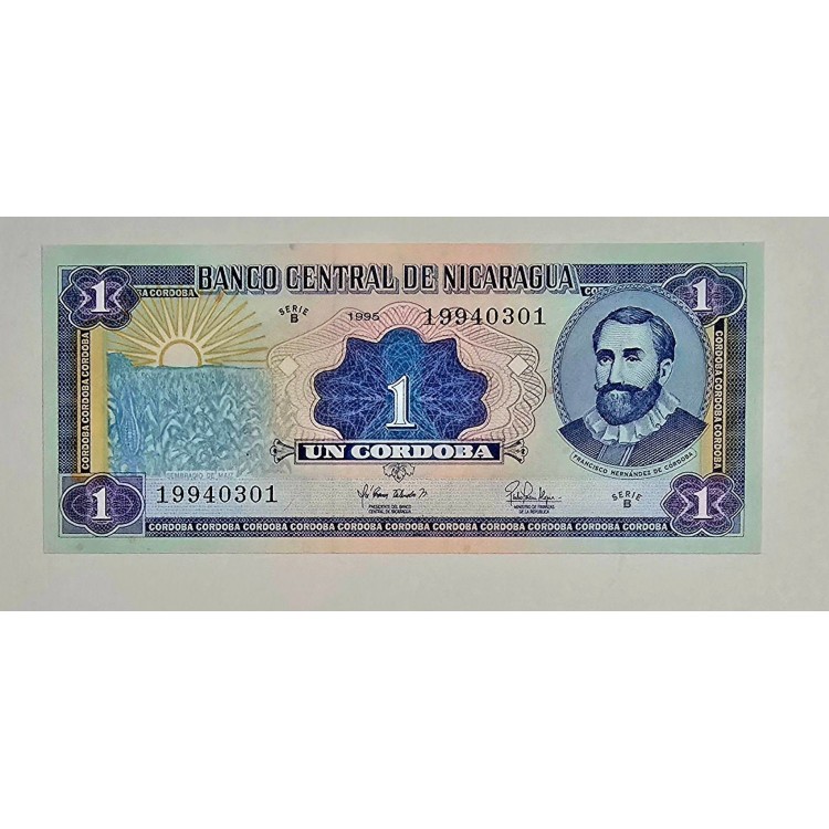 NİKARAGUA 1 CORDOBAS 1990 P#173a KONDİSYON 10/10