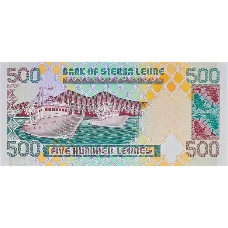 SİERRA LEONE 500 LEONES PİK P- 23 YIL 1995  KONDİSYON 10/10