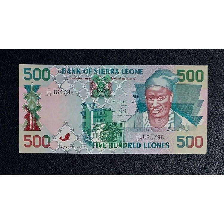 SİERRA LEONE 500 LEONES PİK P- 23 YIL 1995  KONDİSYON 10/10