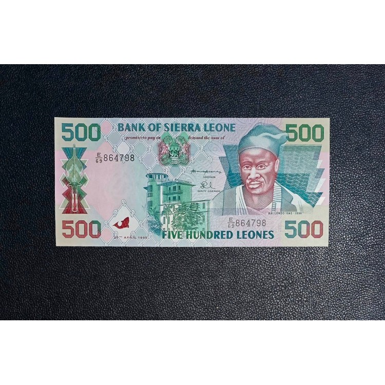 SİERRA LEONE 500 LEONES PİK P- 23 YIL 1995  KONDİSYON 10/10
