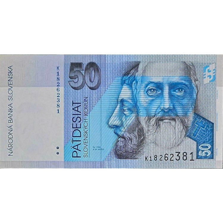 SLOVAKYA 50 KORUN PİK P-21d YIL 2002 KONDİSYON 10/10