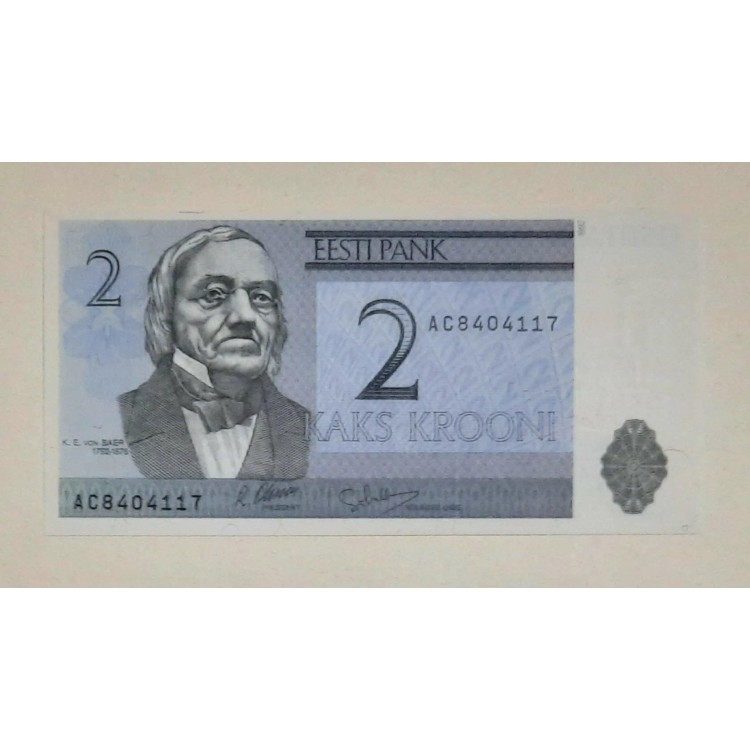 ESTONYA 2 KROONİ PİK P-70 YIL 1992  KONDİSYON 10/10