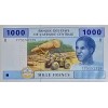 MERKEZİ AFRİKA DEVLETLERİ KAMERUN  1000 FRANCS PİK P-207U/e YIL 2002 KONDİSYON 10/10