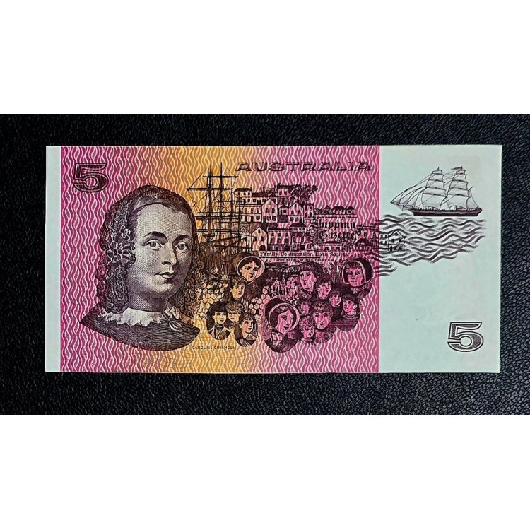 AVUSTRALYA 5 DOLARS PİK P-44/e2 YIL 1974/91  KONDİSYON 10/10