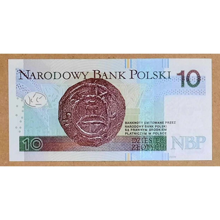 POLANYA 10 ZLOTYCH PİK P-183 YIL 2016 KONDİSYON 10/10 