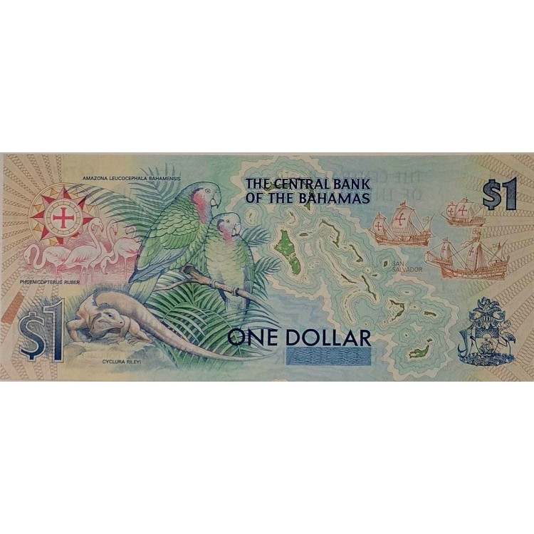 BAHAMALAR 1 DOLAR  PİK P-50 YIL 1992 KONDİSYON 10/10 