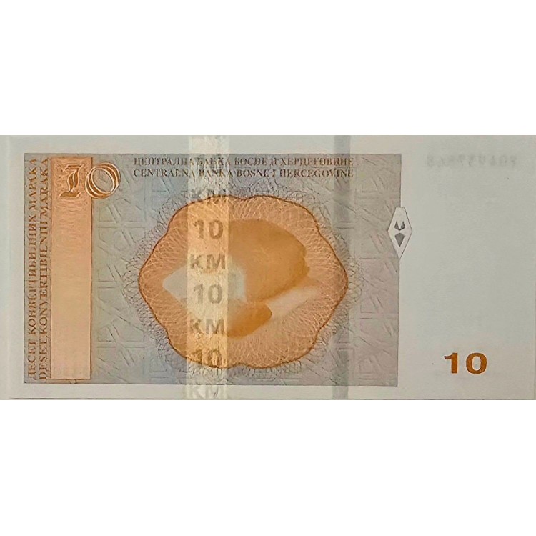 BOSNA HERSEK 10 CONVERTİPLE MARAKA PİK P-81a YIL 2012 KONDİSYON 10/10 