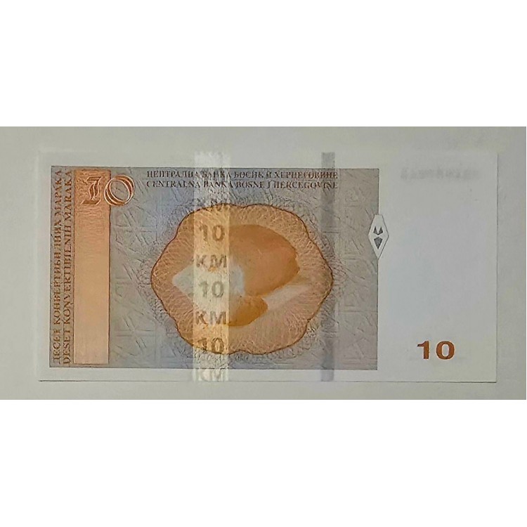 BOSNA HERSEK 10 CONVERTİPLE MARAKA PİK P-81a YIL 2012 KONDİSYON 10/10 