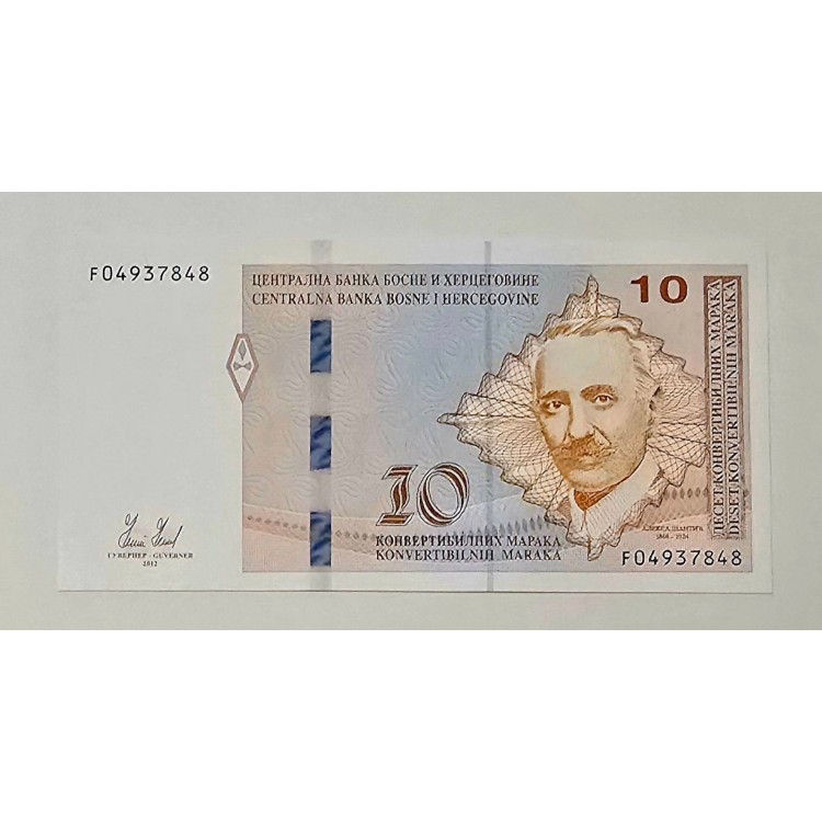 BOSNA HERSEK 10 CONVERTİPLE MARAKA PİK P-81a YIL 2012 KONDİSYON 10/10 