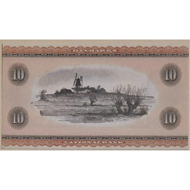 DANİMARKA 10 KRONER PİK P-44 ag YIL 1973 KONDİSYON 10/10