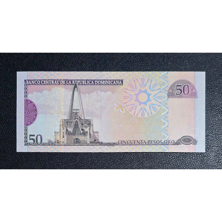 DOMİNİK CUMHURİYETİ 50 PESOS  ORO PİK P176a YIL 2006  KONDİSYON 10/10