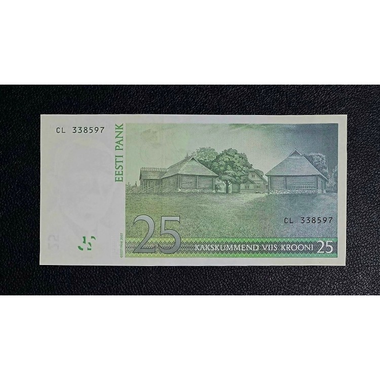 ESTONYA 25 KROONİ PİK P-87 YIL 2007  KONDİSYON 10/10