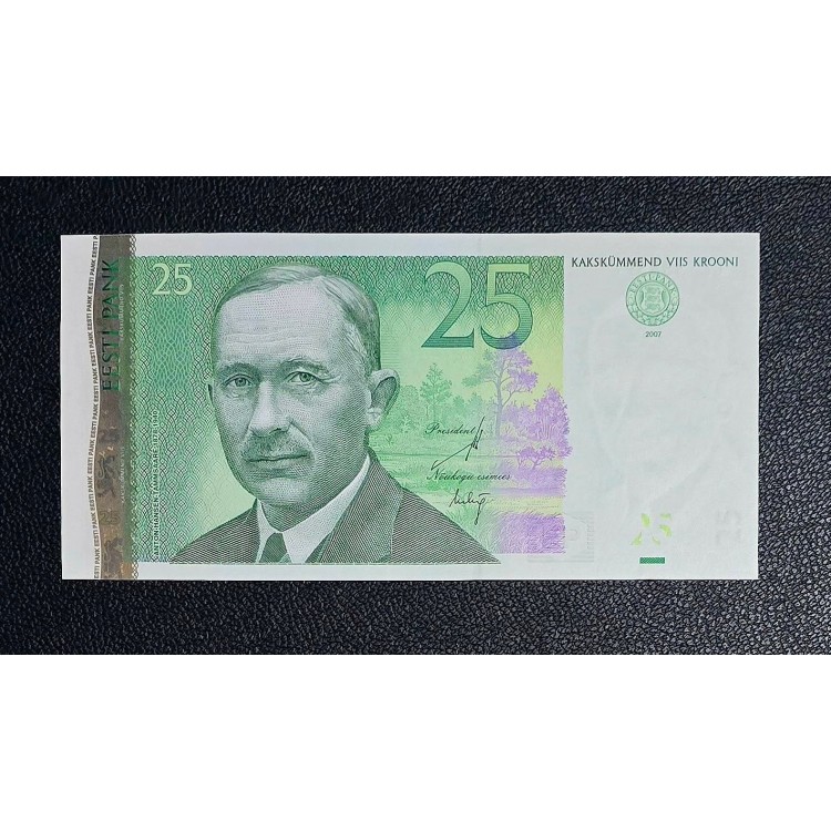 ESTONYA 25 KROONİ PİK P-87 YIL 2007  KONDİSYON 10/10