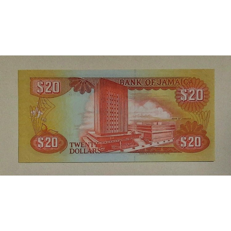 JAMAİKA 20 DOLLARS PİK P-72/e YIL 1995 KONDİSYON 10/10 