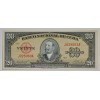 KÜBA  20 PESOS PİK P-80b YIL 1958 KONDİSYON 10/9