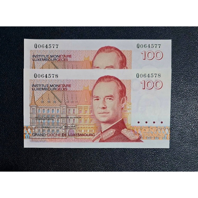 LÜKSEMBURG 100 FRANCS 1993 P#58 KONDİSYON 10/10 LÜKSEMBURG 100 FRANCS 1993 P#58 KONDİSYON 10/10