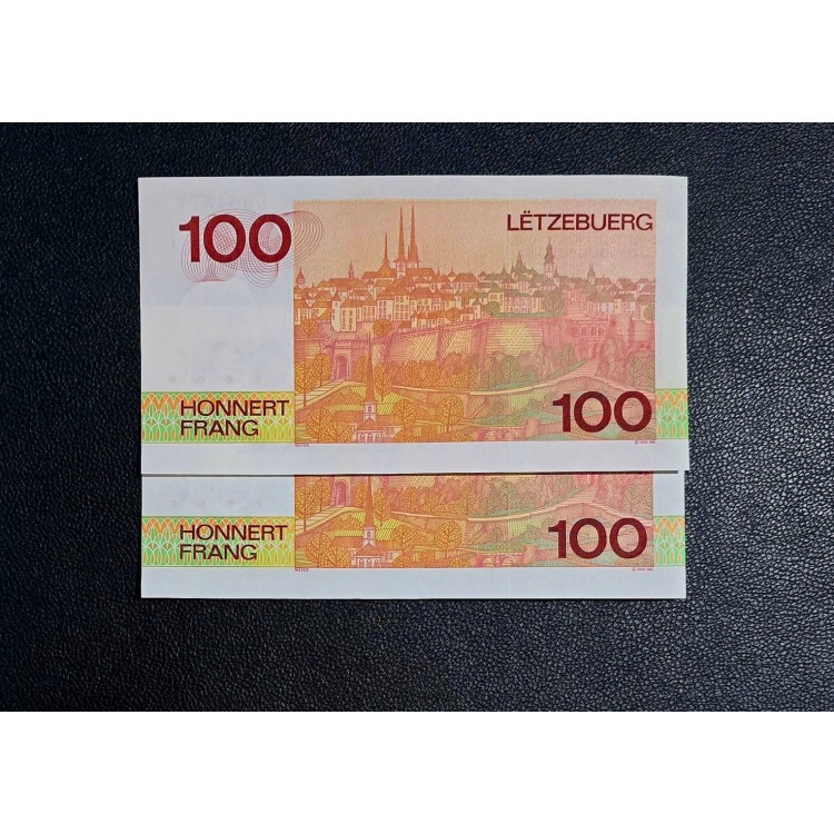 LÜKSEMBURG 100 FRANCS 1993 P#58 KONDİSYON 10/10 LÜKSEMBURG 100 FRANCS 1993 P#58 KONDİSYON 10/10
