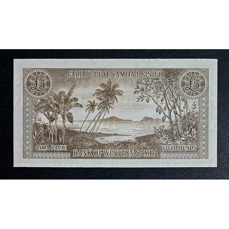 SAMOA  5 PAUNDS (BATI SAMOA) PİK P-15 /CS  YIL 1963/2020 KONDİSYON 10/10 