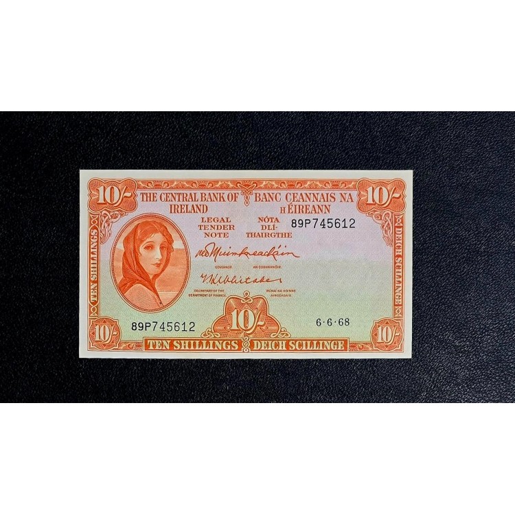 İRLANDA 10 SHİLLİNGS PİK P-63 YIL 1968 KONDİSYON 10/10