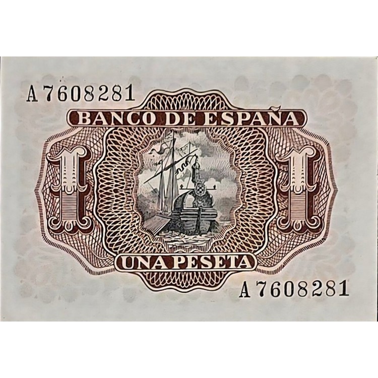 İSPANYA 1 PESETA PİK P-144 YIL 1953 KONDİSYON 10/9