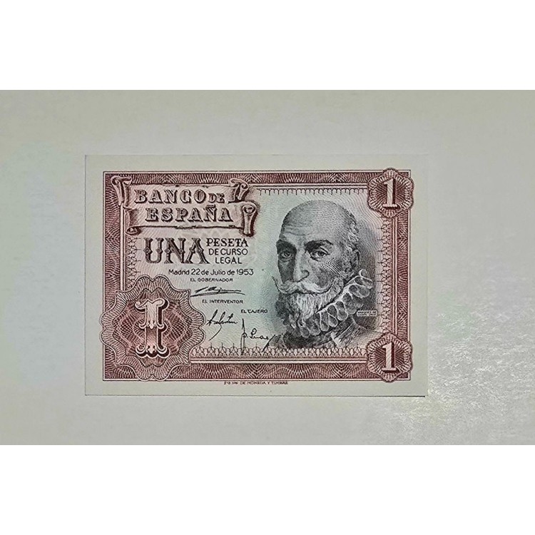 İSPANYA 1 PESETA PİK P-144 YIL 1953 KONDİSYON 10/10