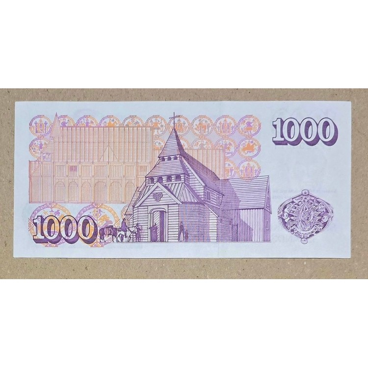 İZLANDA 1000 KRONUR PİK P-59 YIL 2001 KONDİSYON 10/10 