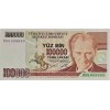 7 EMİSYON 100,000 LİRA PİK P-206 YIL 1996 KONDİSYON 10/10