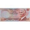 6 EMİSYON 20 LİRA  PİK P-187 -a 4 TERTİP YIL 1979 KONDİSYON 10/10 