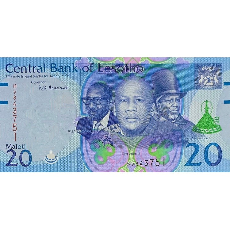 LESOTHO 20 MALOTİ  KONDİSYON 10/10