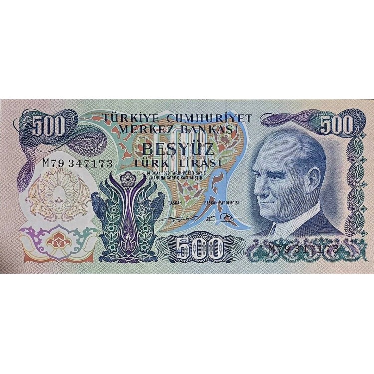 6 EMİSYON 500 LİRA   KONDİSYON 10/10 