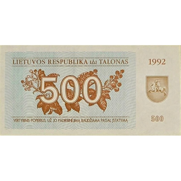 LİTVANYA 500 TALONAS  KONDİSYON 10/10