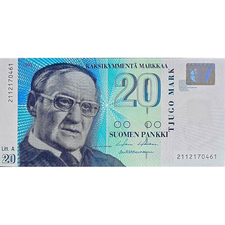 FİNLANDİYA 20 MARKKA  KONDİSYON 10/10