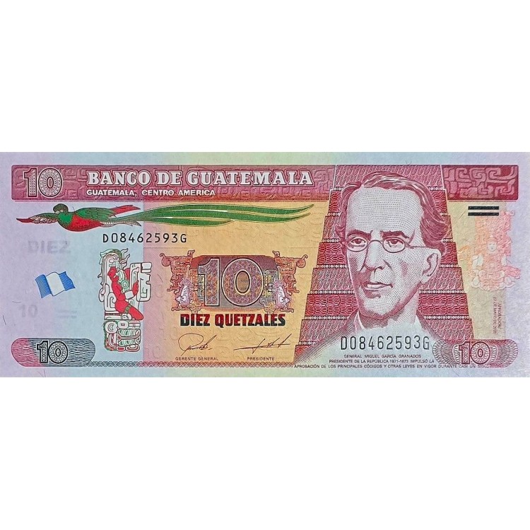 GUATEMALA 10 QUETZAL KONDİSYON 10/10 GUATEMALA 10 QUETZAL KONDİSYON 10/10