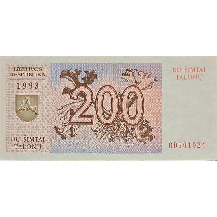 LİTVANYA 200 TALONAS  KONDİSYON 10/10
