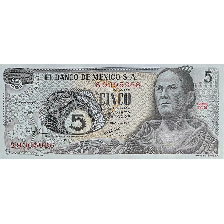 MEKSİKA 5 PESOS  KONDİSYON 10/10 