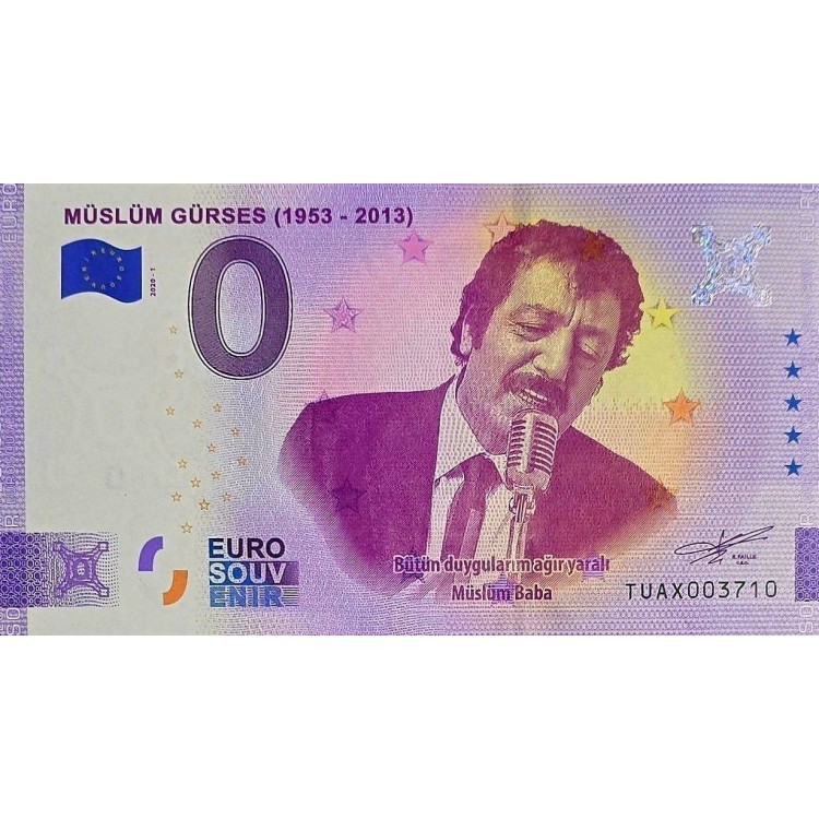 MÜSLÜM GÜRSES  FANTAZİ PARA  KONDİSYON 10/10