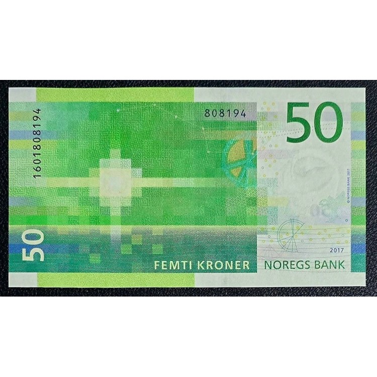 NORVEÇ 50 KRONOR 2017 P#53  KONDİSYON 10/10