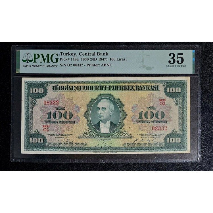 4 EMİSYON 100 LİRA PMG 35 PUAN