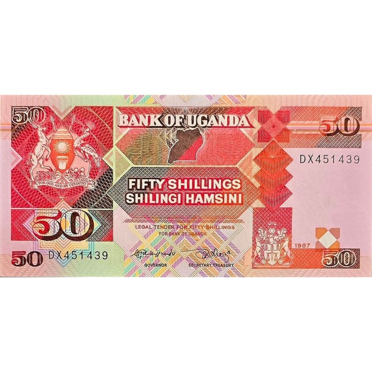 UGANDA 50 SHILLINGS  KONDİSYON 10/10
