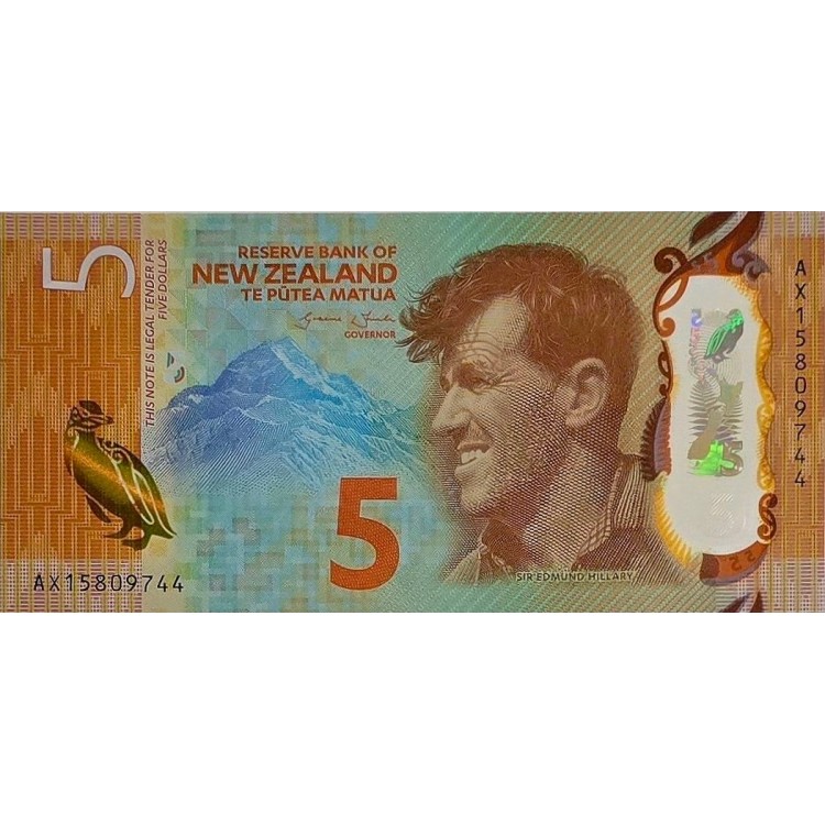 YENİ ZELANDA 5 DOLLARS  KONDİSYON 10/10