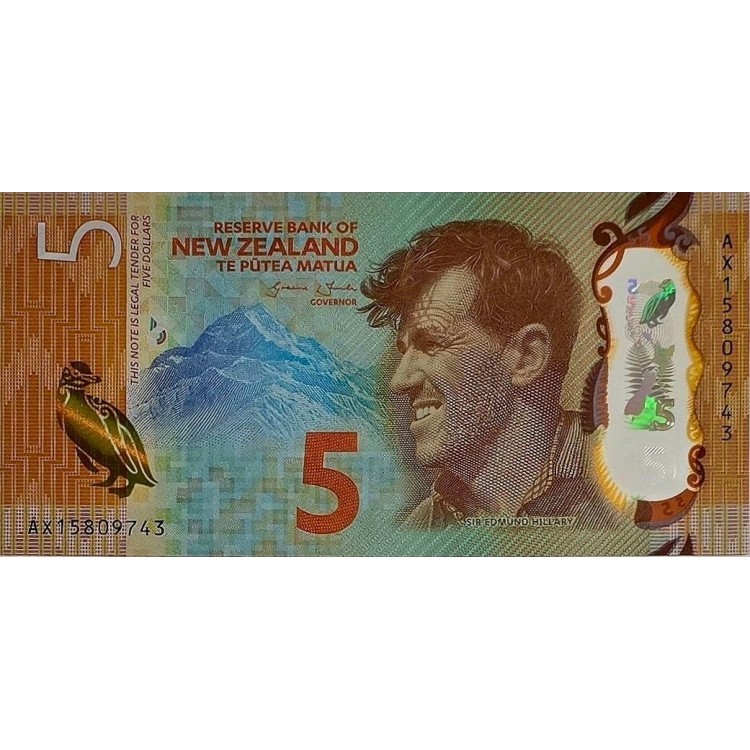 YENİ ZELANDA 5 DOLLARS  KONDİSYON 10/10