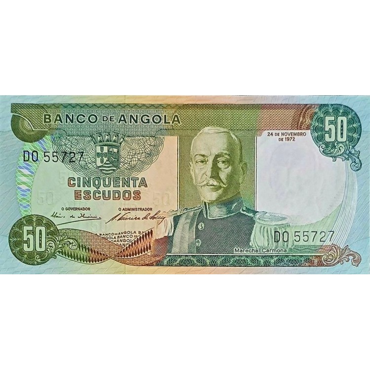 ANGOLA 50 ESCUDOS  KONDİSYON 10/10