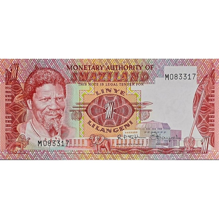 ESWATİNİ 1 LİLANGENİ 1974P#1a KONDİSYON 10/10