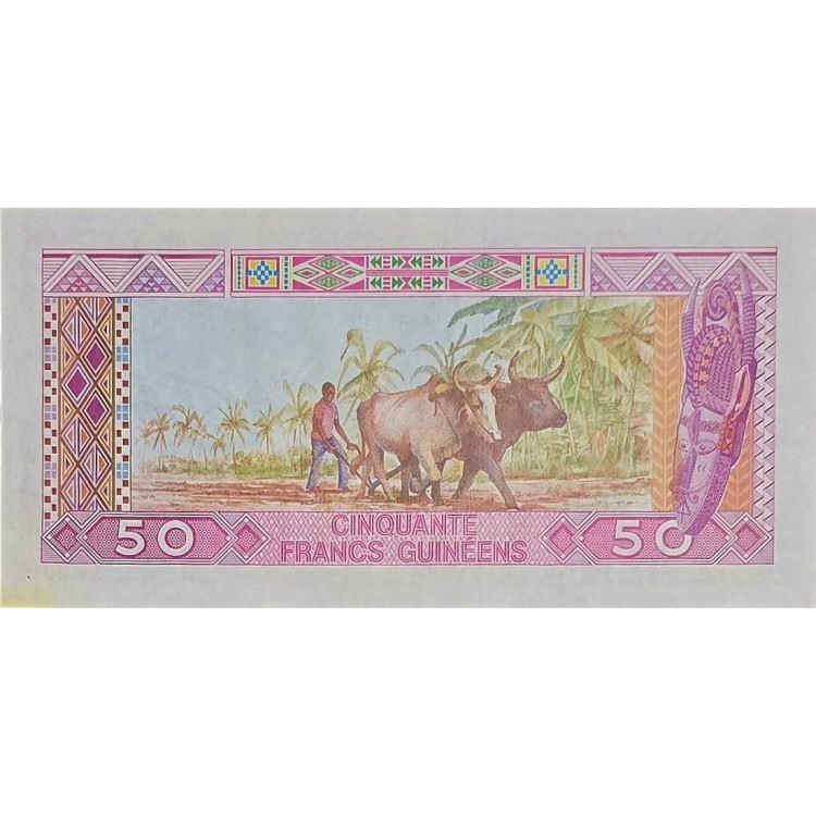 GİNE 50 FRANCS  KONDİSYON 10/10