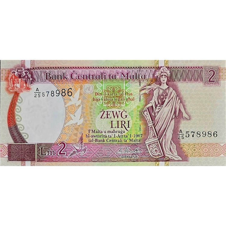 MALTA 2 LİRİ  KONDİSYON 10/10