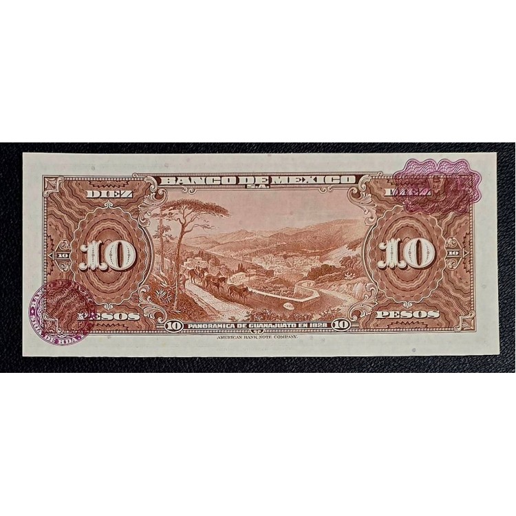 MEKSİKA 10 PESOS 1963 P#58j KONDİSYON 10/10