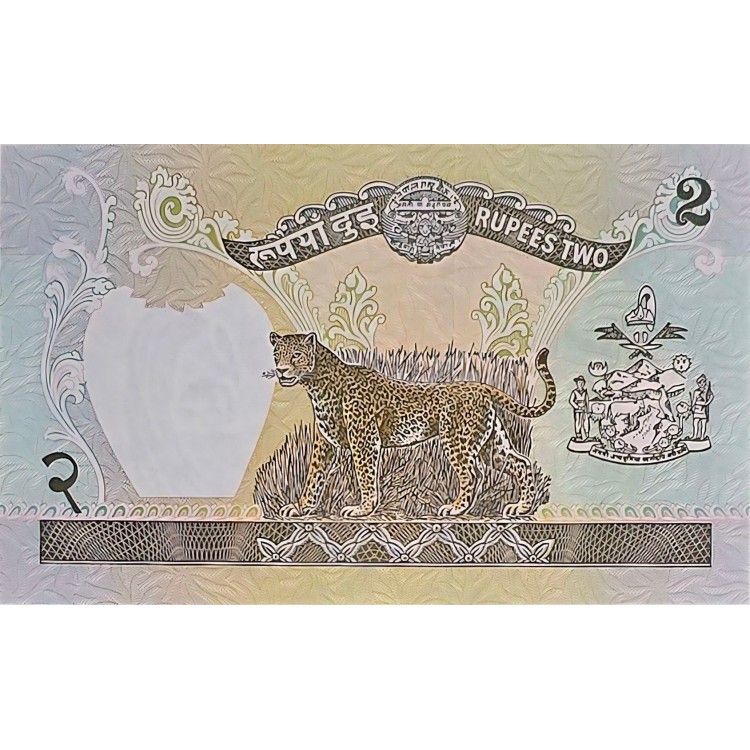NEPAL 2 RUPEES    KONDİSYON 10/10 