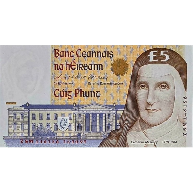 İRLANDA 5 POUNDS  KONDİSYON 10/10